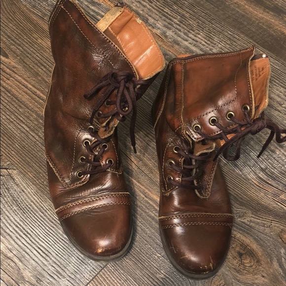 Steve Madden Shoes - Steve Madden Dark Brown Combat Boots Steve Madden Shoes - Steve Madden Dark Brown Combat Boots